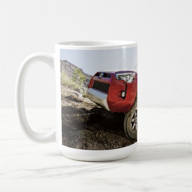 Caneca de café de luxe Offroad de Toyota 4Runner (Esquerda)