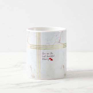 Caneca de Café de Luxo "Você É a Mais Bela Bênção