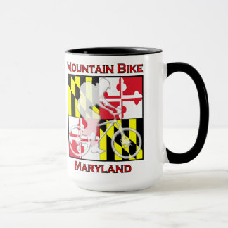 Caneca de café de Maryland do Mountain bike