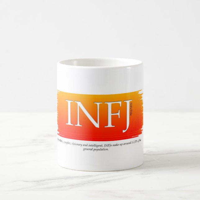 Caneca de café de MBTI INFJ (Centro)