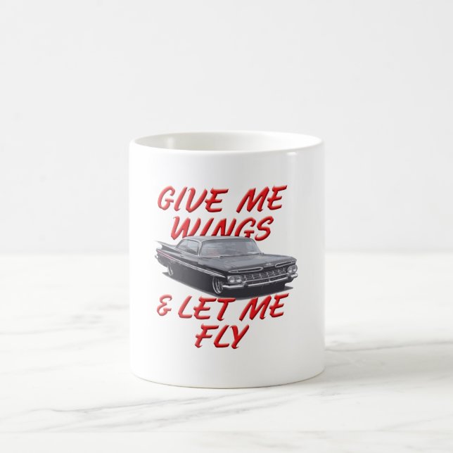Caneca De Café Dê-me as asas (Centro)
