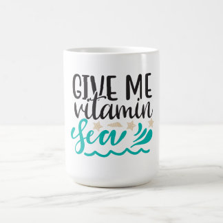 Caneca De Café Dê-me Mar de Vitamina