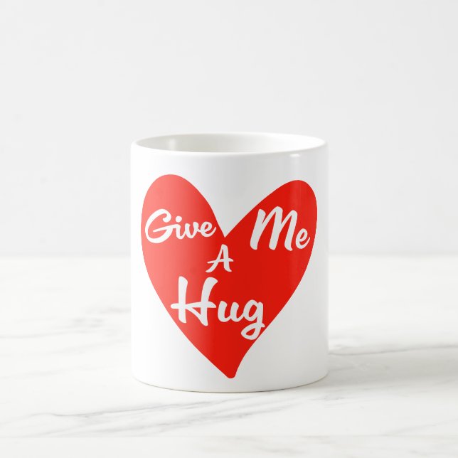 Caneca De Café Dê-me um Abraço (Centro)