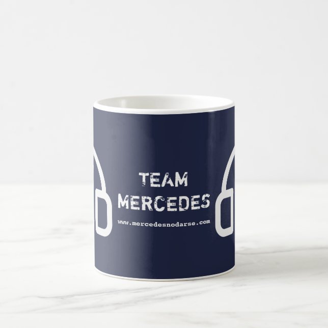 Caneca de café de Mercedes da equipe (Centro)