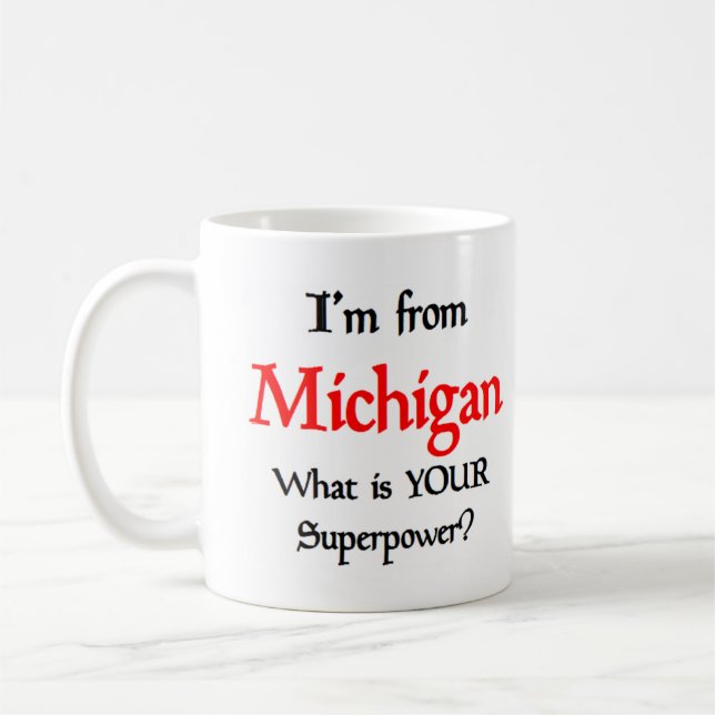 caneca de café de michigan (Esquerda)