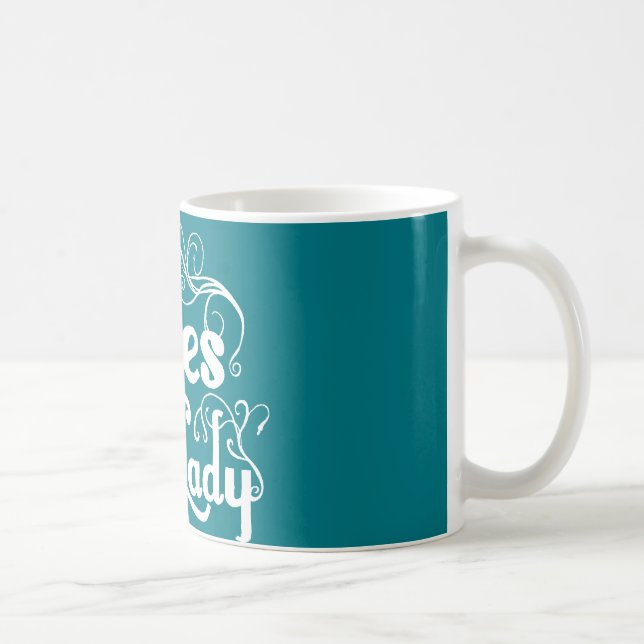 Caneca de café de M'Lady dos bolsas (Direita)