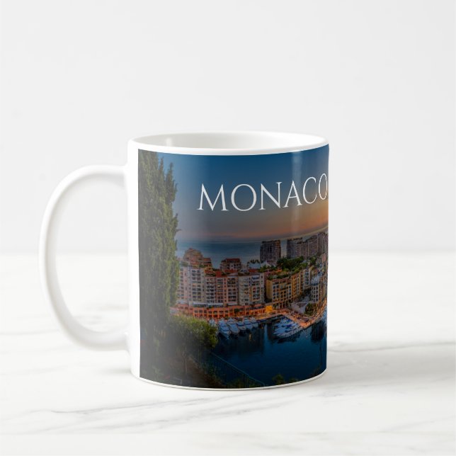 Caneca de Café de Mônaco Lembrança Copa (Esquerda)