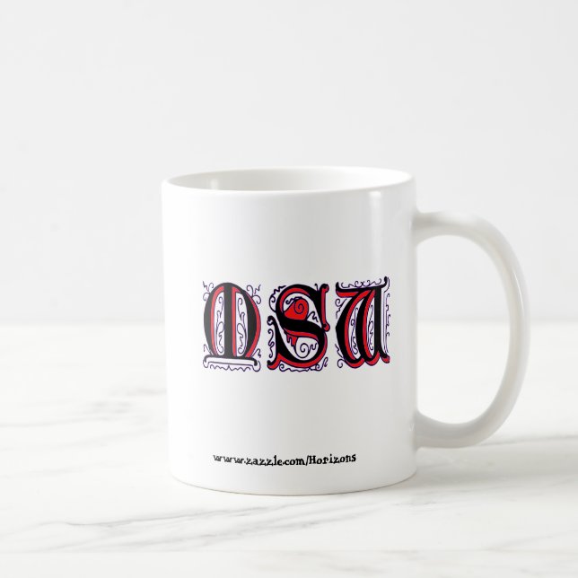 Caneca de café de MSW - personalizada (Direita)