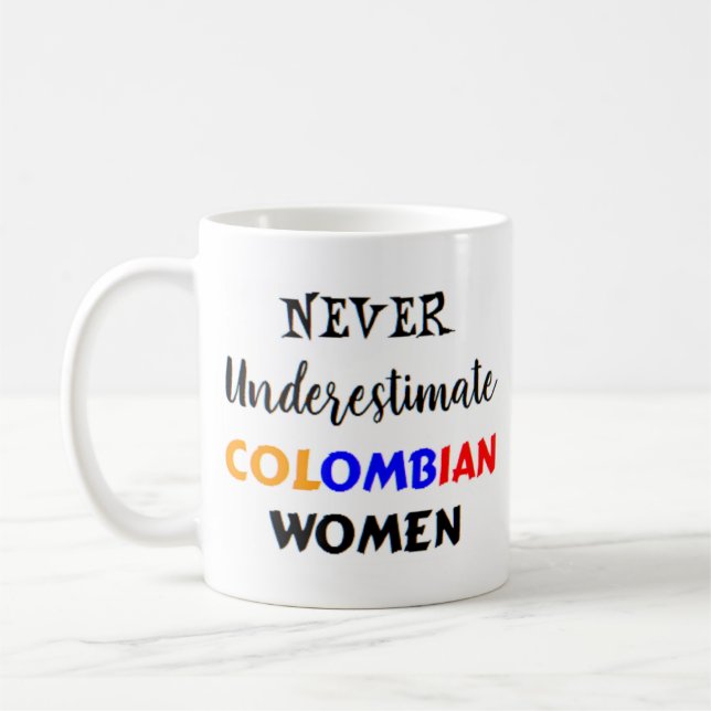 caneca de café de mulheres colombianas (Esquerda)
