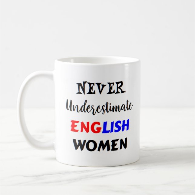 caneca de café de mulheres inglesas (Esquerda)