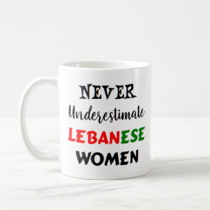 caneca de café de mulheres libanesas