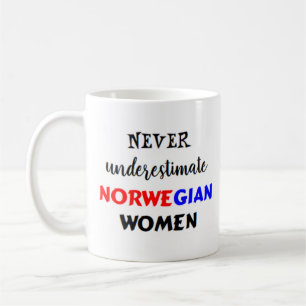 caneca de café de mulheres norueguesas