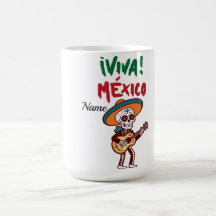 Caneca de Café de Música de Crânio de Açúcar Viva 