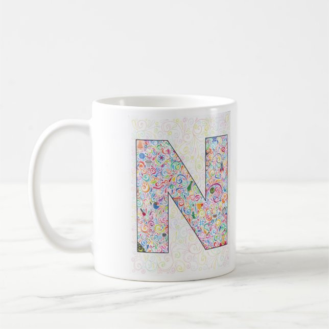 Caneca de café de "N" (Esquerda)