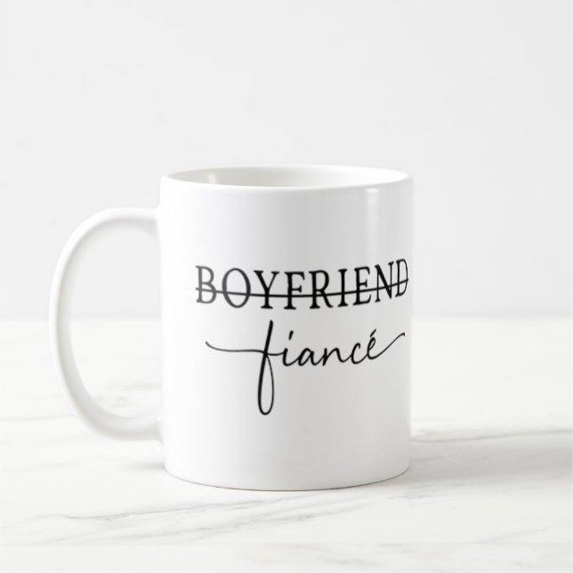 Caneca De Café De Namorado a Fiancé (Esquerda)