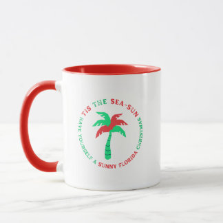 Caneca de Café de Natal da Flórida - É a Estação d