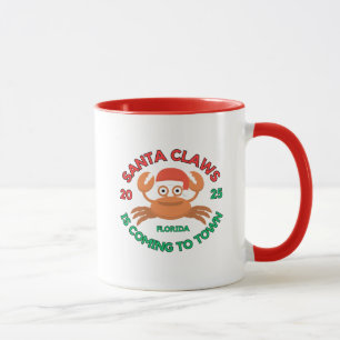 Caneca de café de Natal da Flórida Papai Noel Garr