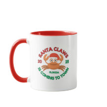 Caneca de café de Natal da Flórida Papai Noel Garr