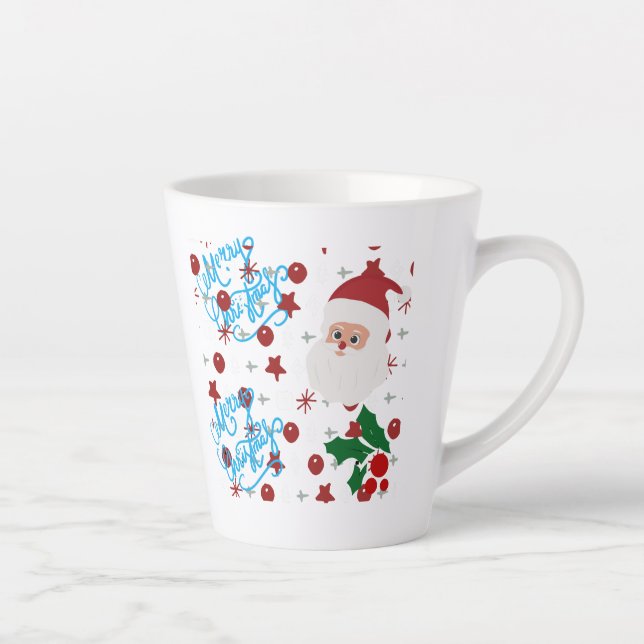 Caneca de café de Natal festiva com vibrações de f (Direita)