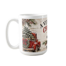 Caneca de Café de Natal Personalizada Cozy Farmhou