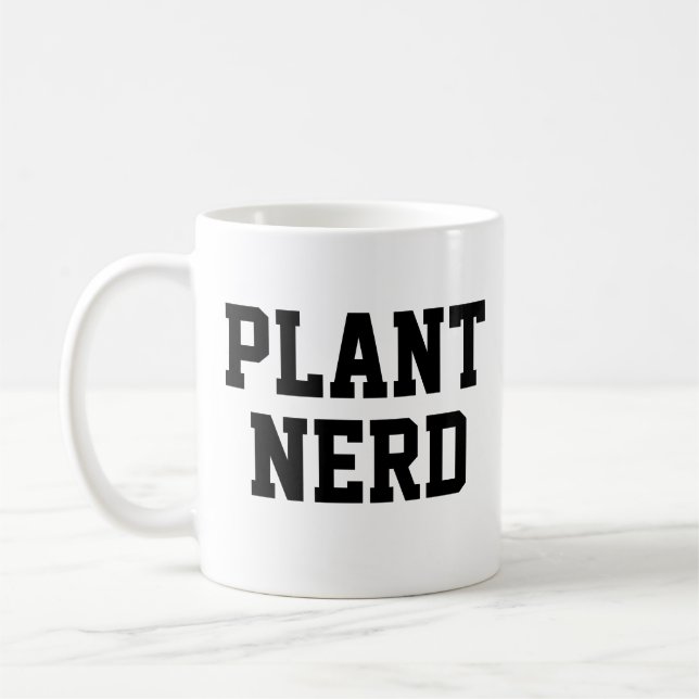 Caneca de café de nerd vegetal (Esquerda)