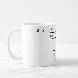 CANECA DE CAFÉ DE "O NÚMERO GRAHAM "