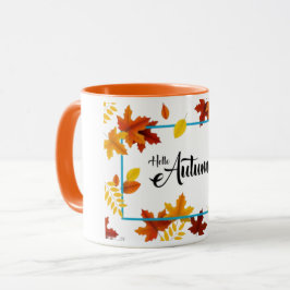 Caneca de café de outono