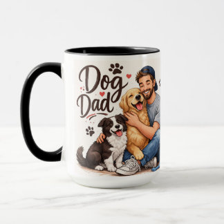 Caneca de Café de Pai de Cachorro Engraçado – Pres