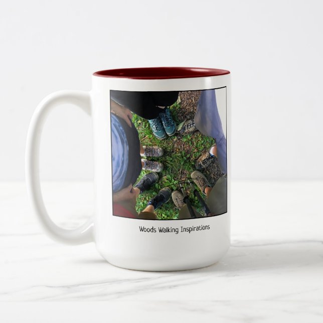 Caneca de café de passeio da meditação #150 do (Esquerda)