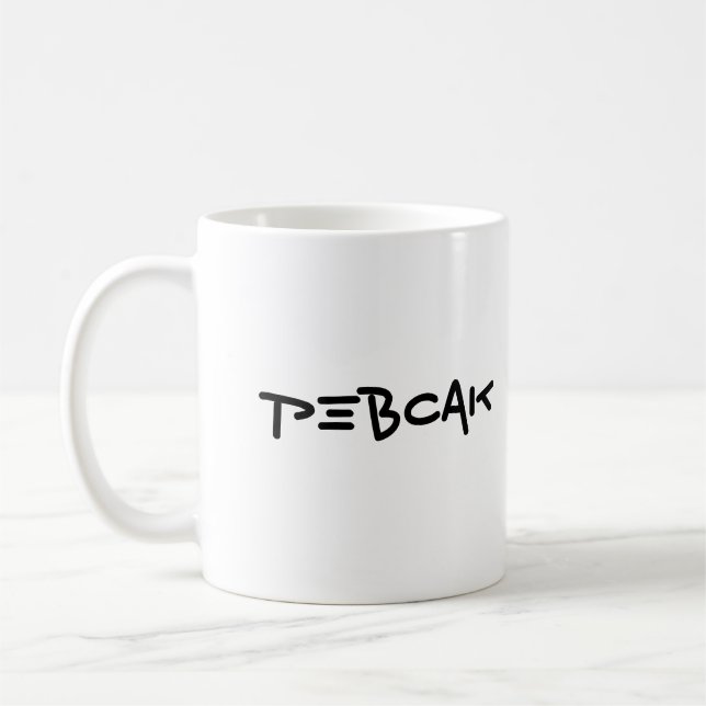 Caneca de café de PEBCAK (Esquerda)