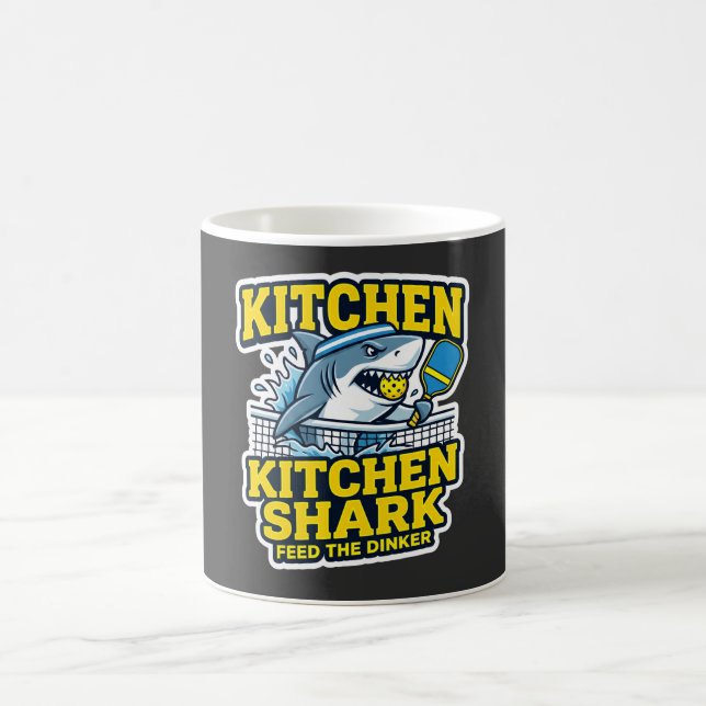 Caneca de Café de Pickleball Engraçada Kitchen Sha (Centro)