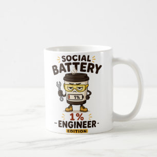 Caneca de Café de Presente Engenheiro Divertido Ba