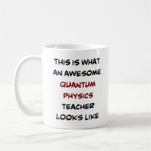 caneca de café de professor de física quântica inc