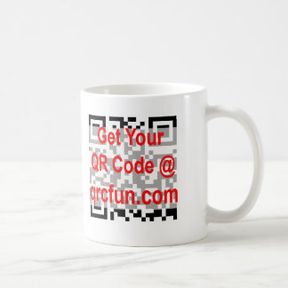 Caneca de café de QRcode