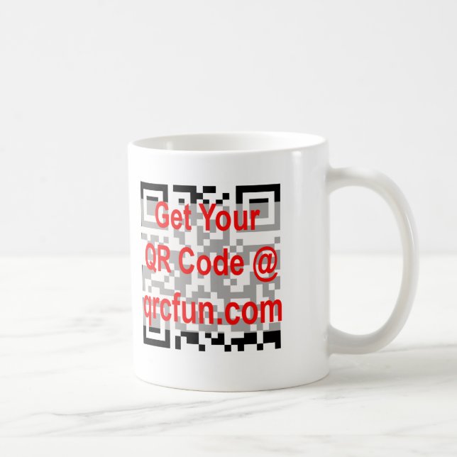 Caneca de café de QRcode (Direita)