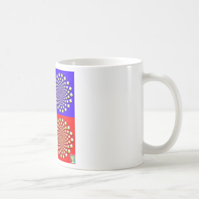 Caneca de café de quatro quadrados (Direita)