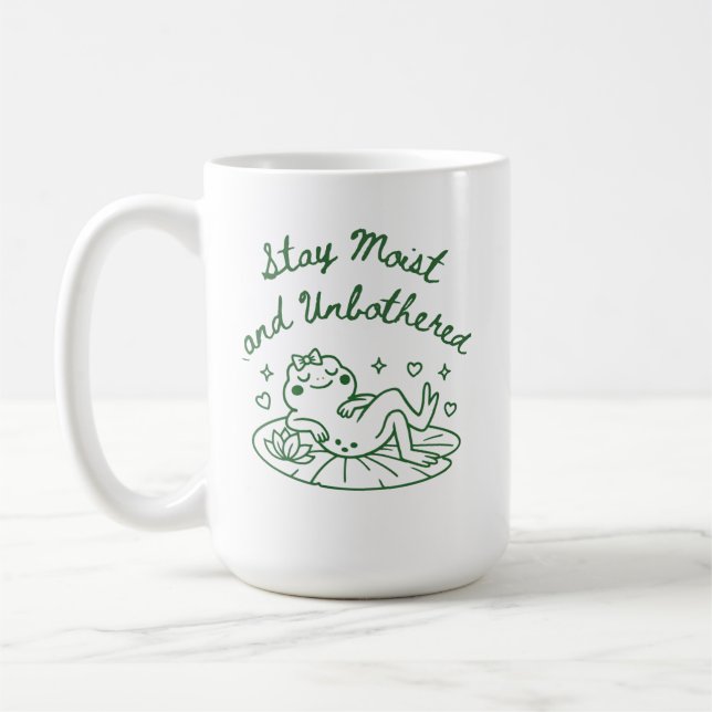 Caneca de Café de Rã Engraçada Presente (Esquerda)