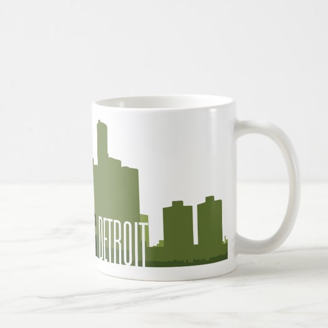 Caneca de café de Reimagining Detroit (Direita)