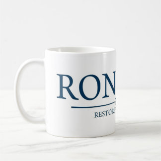 Caneca De Café De Ron Paul da restauração de América café
