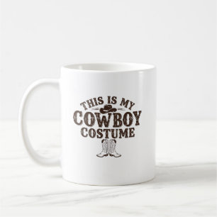 Caneca de Café de Roupa de Cowboy Bonito do Oeste