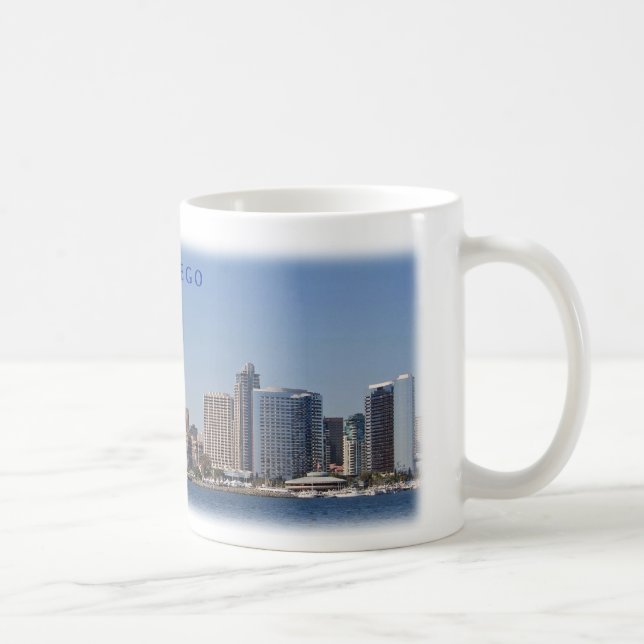 Caneca de café de San Diego 11 onças (Direita)