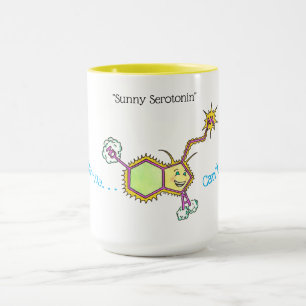 caneca de café de serotonina