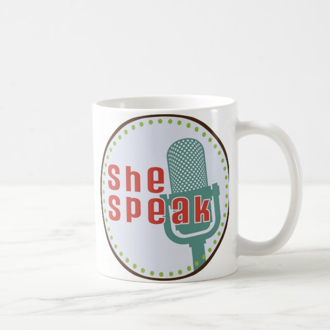 Caneca de café de SheSpeak (Direita)