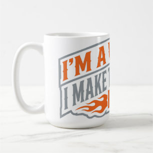 Caneca de Café de Soldador Engraçado Faíscas Voam 