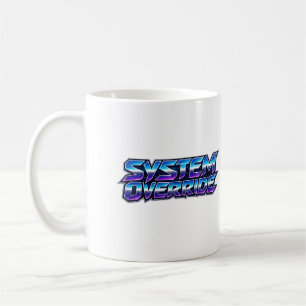 Caneca de Café de Tecnologia Futurista de Substitu