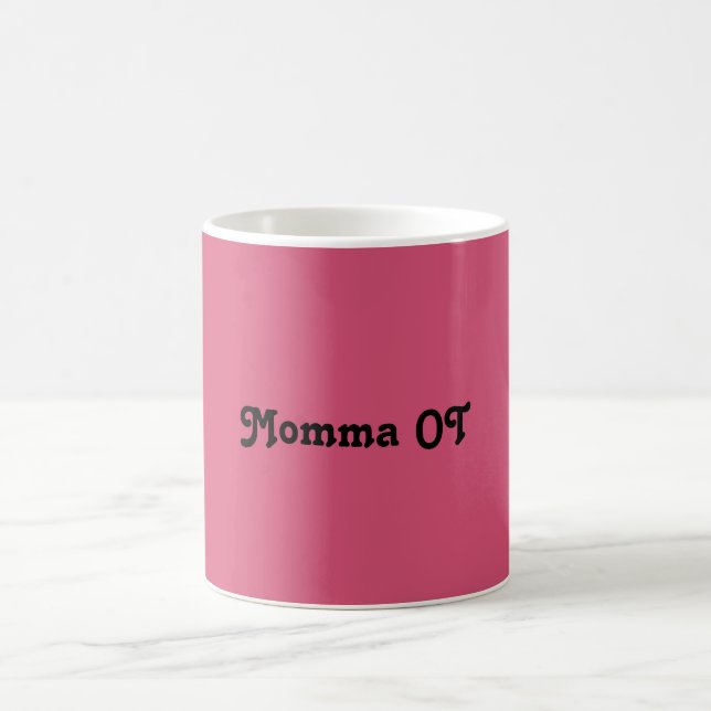 Caneca de café de trabalho de Momma (Centro)