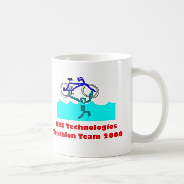 Caneca de café de TriathlonTeam (Direita)
