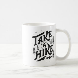Caneca De Café Dê Uma Volta Ao Ar Livre Caminhada Divertida Monta