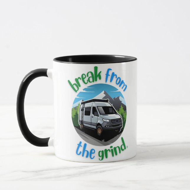 Caneca de Café de Van para Camping (Esquerda)