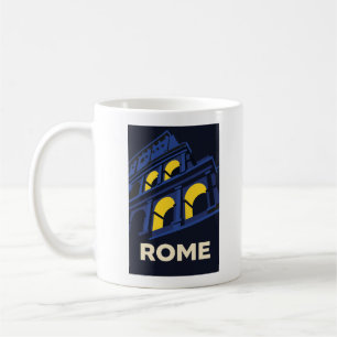 Caneca de Café de Viagem Antiga Roma Itália Cidade